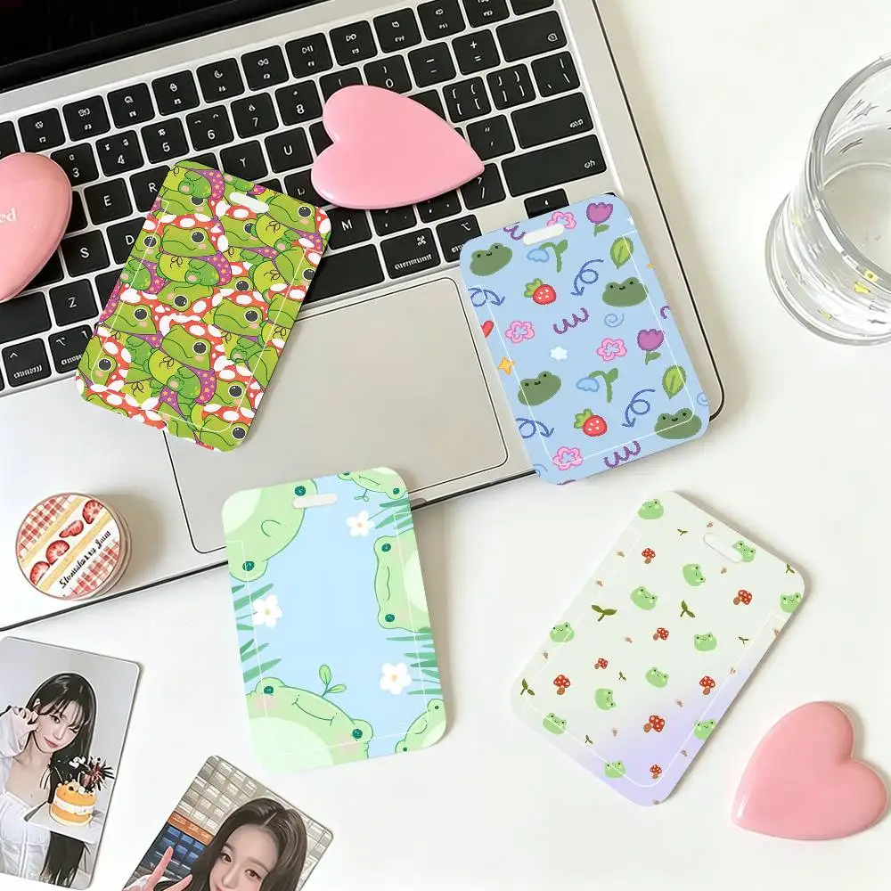 Cartoon Frog Lanyard Card Holders Student ID Card Holders Neckband Card Holders Access Control Accessories Gifts