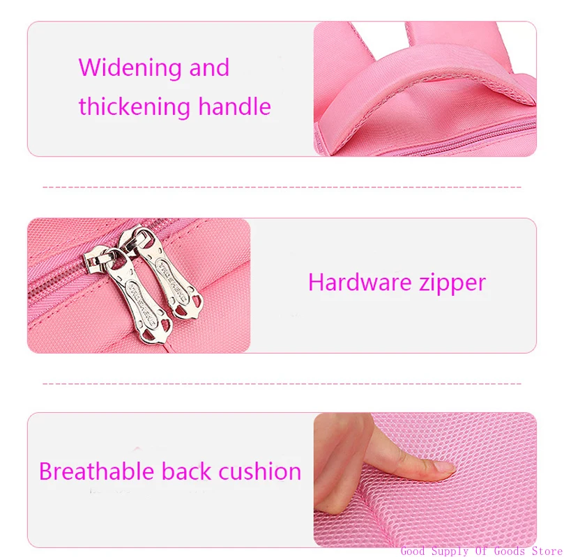 3 шт. детский рюкзак + сумка для обеда + пенал милый кот детская школьная сумка рюкзак для девочек-студентов-подростков водонепроницаемая сумка для начальной школы