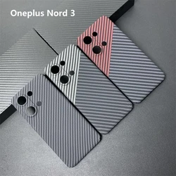 Matte Hard Case For Oneplus Nord 3 5G Case PC Carbon Fiber Texture Pattern Phone Cover For One Plus Nord3 Slim Ultra Thin Bumper