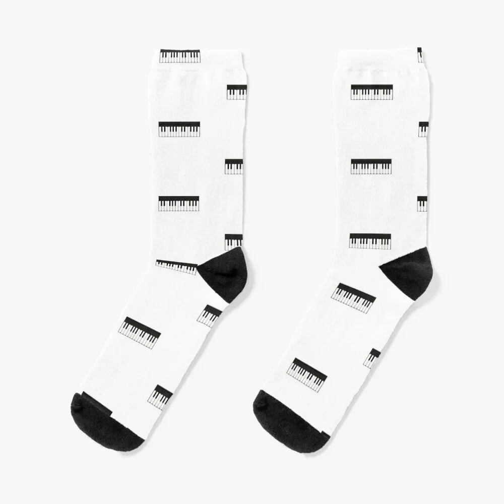 Piano Keyboard Clavier 24 Keys Socks winter gifts happy Thermal man winter hiphop Ladies Socks Men's