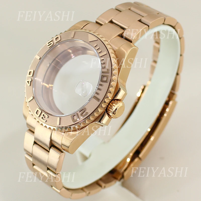 40mm NH35 Watch Case Sapphire Glass 10ATM Waterproof For Seiko nh34 nh36 nh38/35 Miyota 8215 ETA 2824 Movement 28.5mm Dial Parts