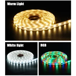 LED Light Strip Solar Outdoor Garden Light String Flexible LED Light Strip Street Waterproof Christmas Party Decoration