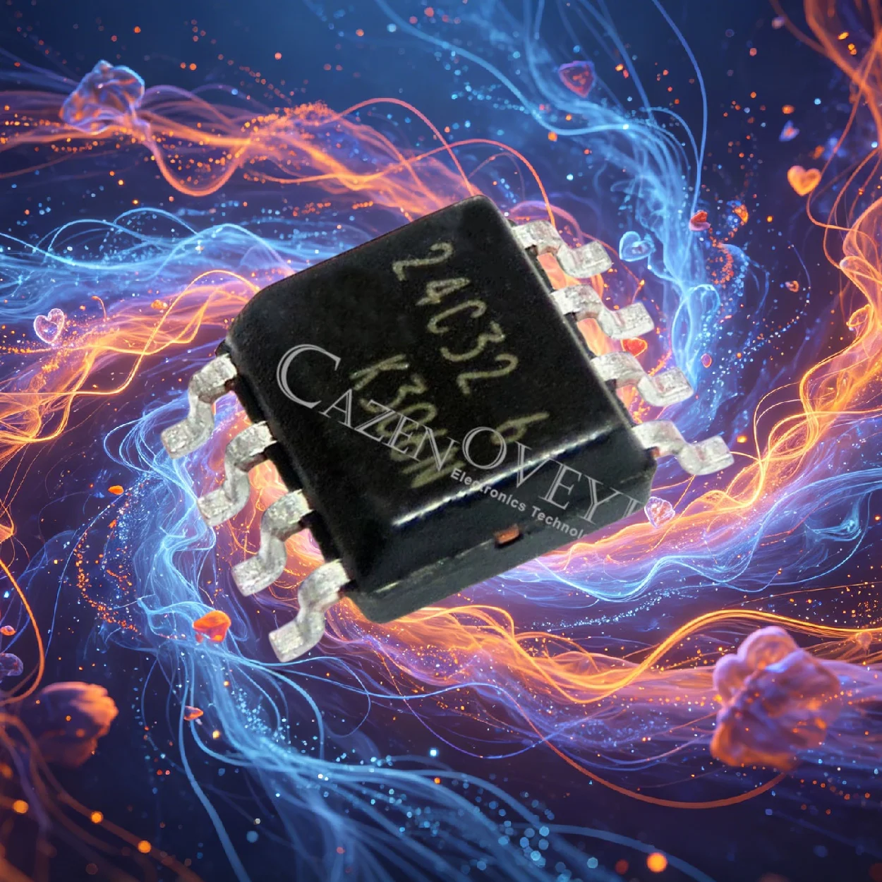 AT24C32 24C32 memory/serial port AT24C64 24C64 Memory/Serial 24LC128-I/SN 24LC128 W25Q32FVSIG 25Q32FVSIG 25Q32  SOP-8