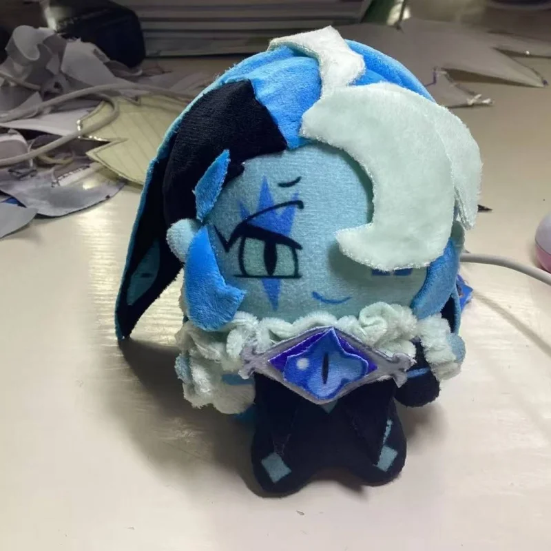 In Stock Shadow Milk Cookie 10cm Plush Doll Nunu Body Cute Pendant Cookie Run Kingdom Game Merch Anime Character Collectible