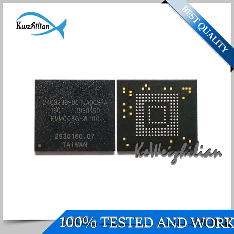 EMMC08G-W100  EMMC08G-V100  EMMC08G-S100  8GB  EMMC  Version 5.0  153FBGA  New original and Second hand Tested OK Memory chip IC