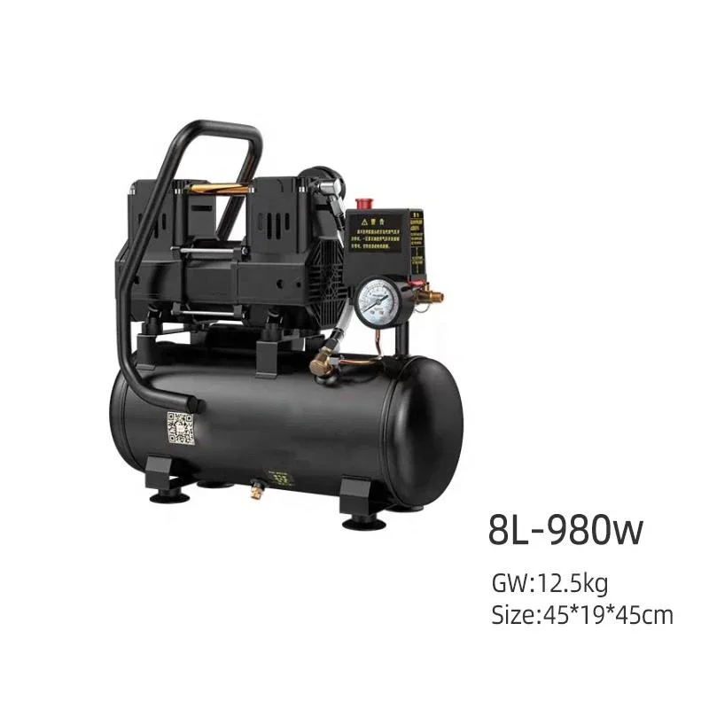 

Best Portable Piston Core Motor Mini 12/30/60 Liter Oil-Free Air Compressor 0.8mpa Silent Air Cooled for Spray Painting