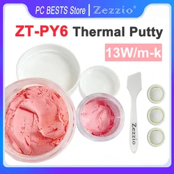 Zezzio ZT-PY6 Heat Blocking Putty For VGA GPU IC Processor Rapid Cooling Thermal Putty 13W/m-k 10g 20g 50g High Performance