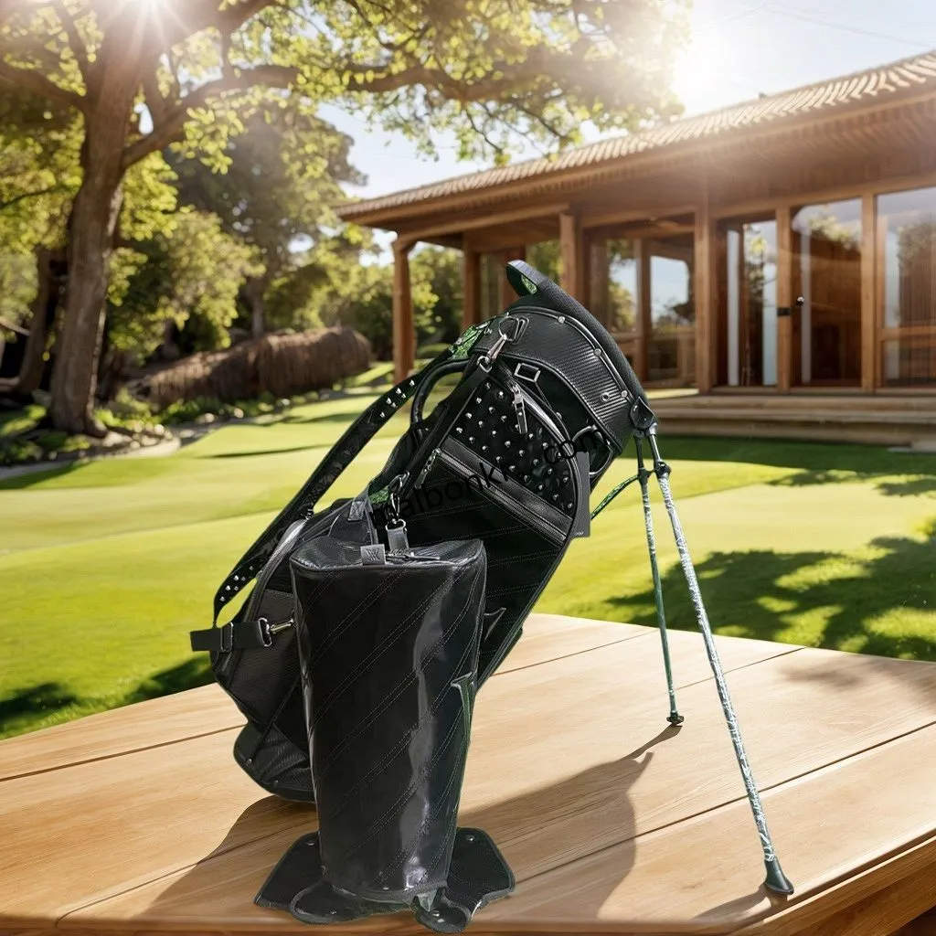 캐udenSac de GOLF Stand bag Hommes Femmes Portable Rack Golf Pouch Bag