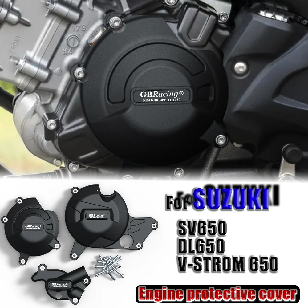 

Для мотоциклов SUZUKI SV650 DL650, оболочка двигателя, оболочка, оболочка двигателя, оболочка двигателя, комплект защитной крышки двигателя