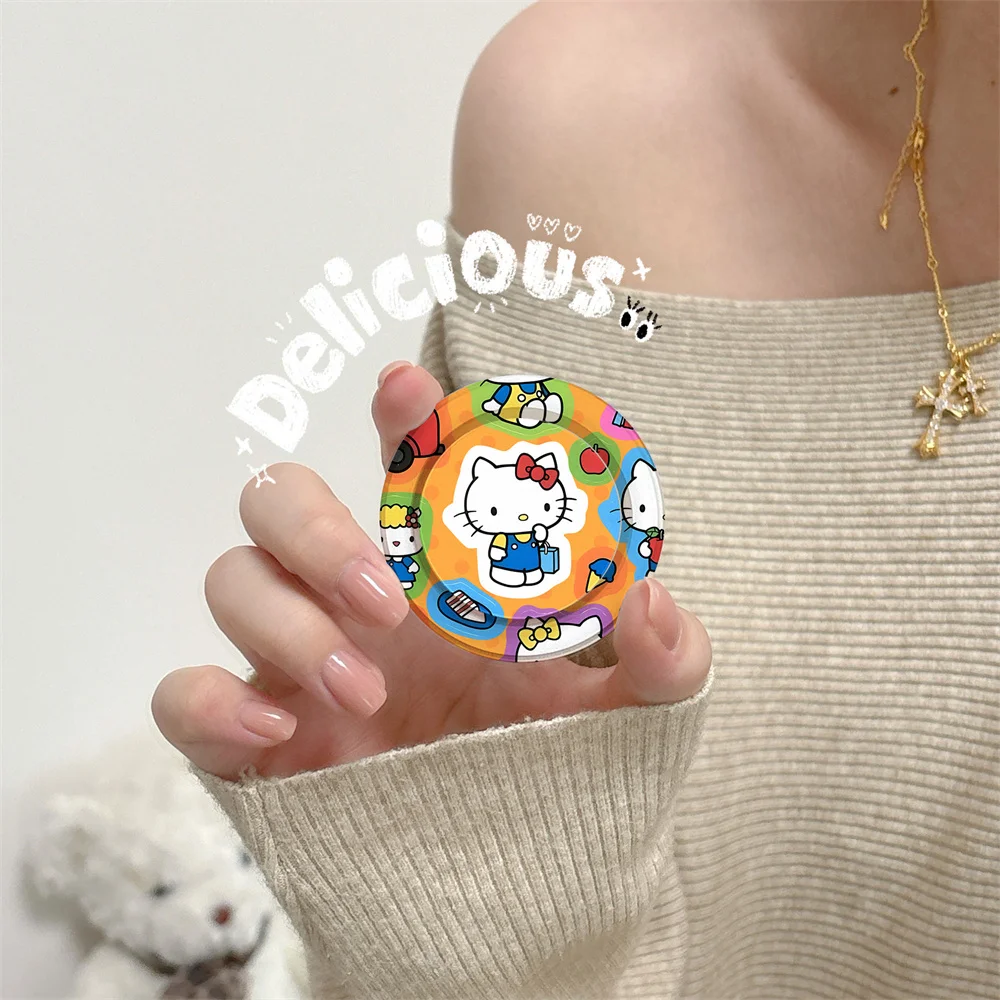 

Cute Japanese and Korean Puzzle Cute Kitty Cat Pattern Magnetic Telescopic Phone Stand MagSafe Portable Magnetic Stand Birthday