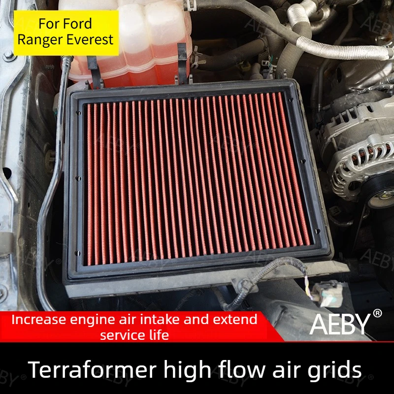 

For Ford Ranger Everest 2015-2021 High performance air filter,performance replacement parts,Washable and repeatable,Accessories