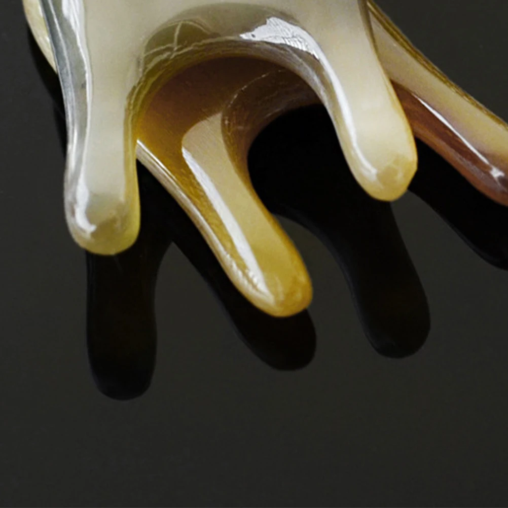 Oogacupressuur Massage Tool Natuurlijke Hoorn Gladde Schrapen Pen Voor Gezicht Nek Terug Therapie Spa Zorg Huidverzorging Instrument