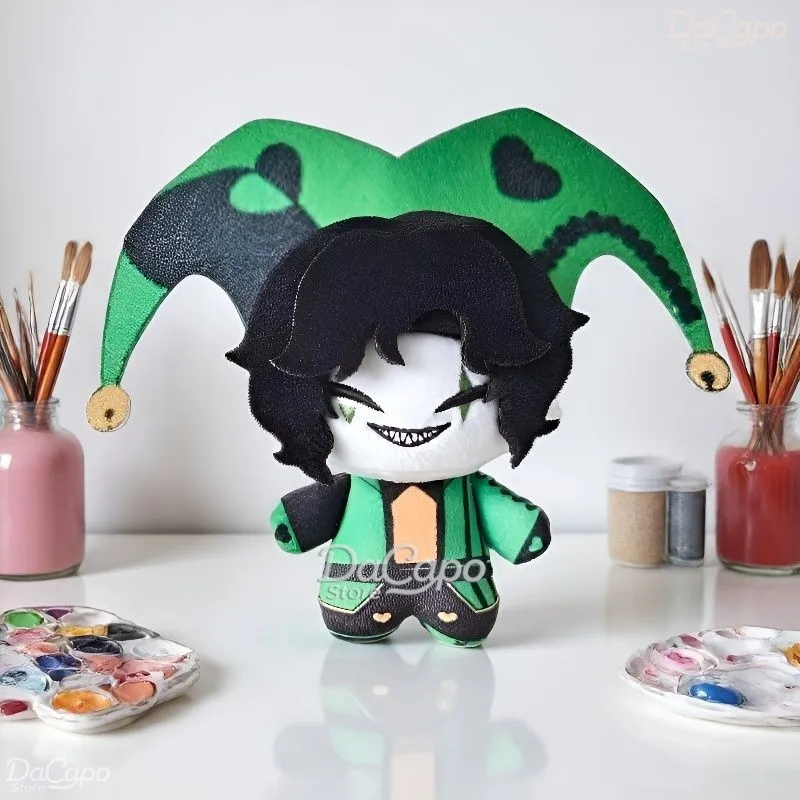 Game The Freak Circus Pierrot Harlequinnn Jester Cosplay Keychian Clown Pluush Dooll Halloween Horror Roleplay Merchandise 10cm view 4