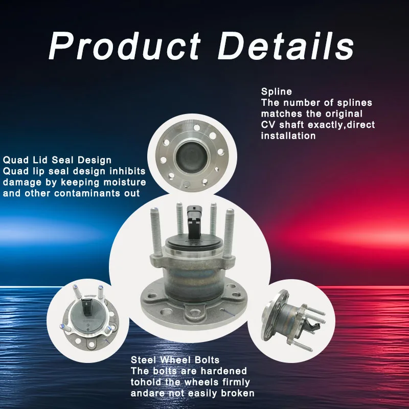 

DI-SOLIK Auto Car Parts Rear Wheel Hub Bearing Assembly F-1604314 A5058185 for Senova CC D60 2014 Cubo De Rueda Rodamientos