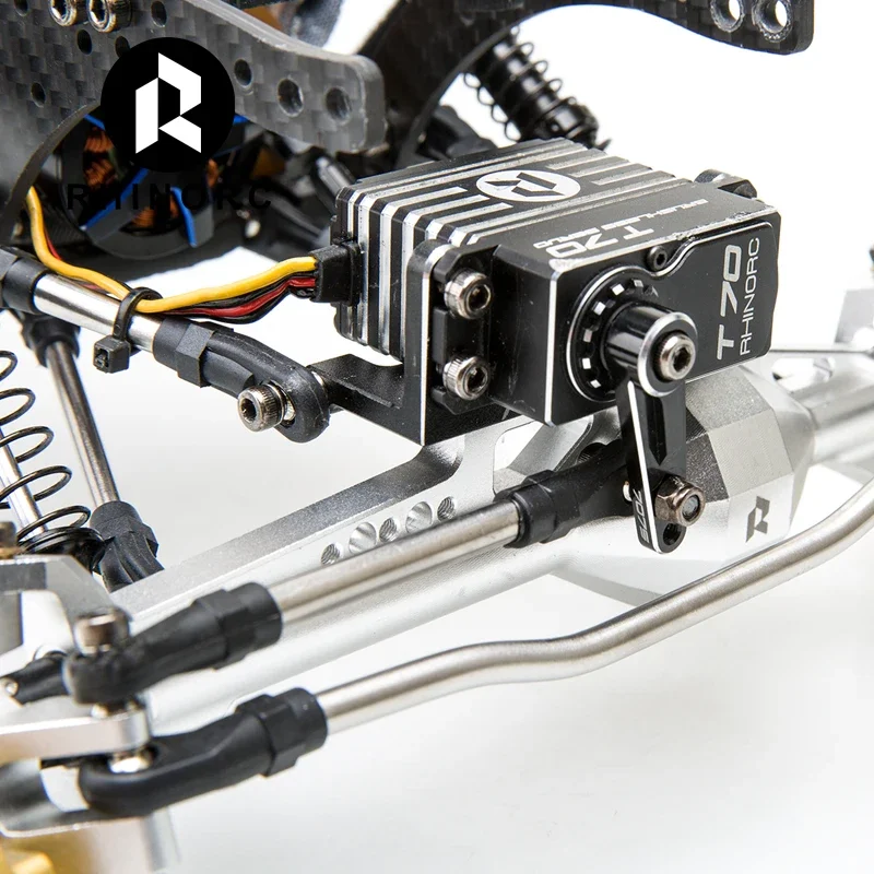 Rhino Axial Capra Axles CNC 상부 링크 및 5.0mm 티타늄 합금 링크 V2가 포함된 서보 마운트