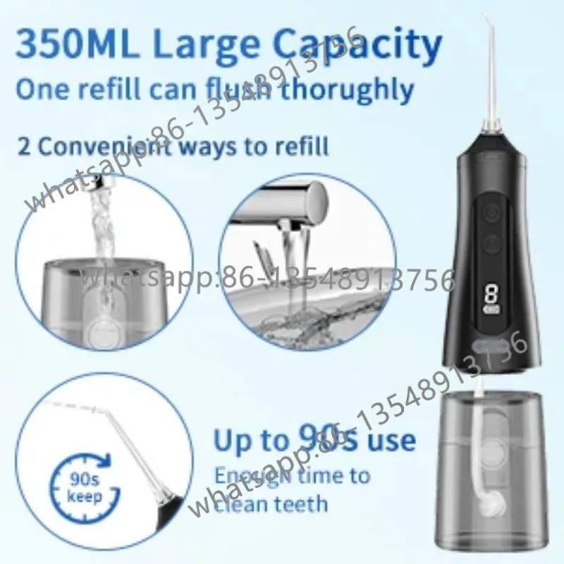 Smart Dental Portable Rechargeable Electric Waterproof Floss Dental Water Floss Oral Washer view 6