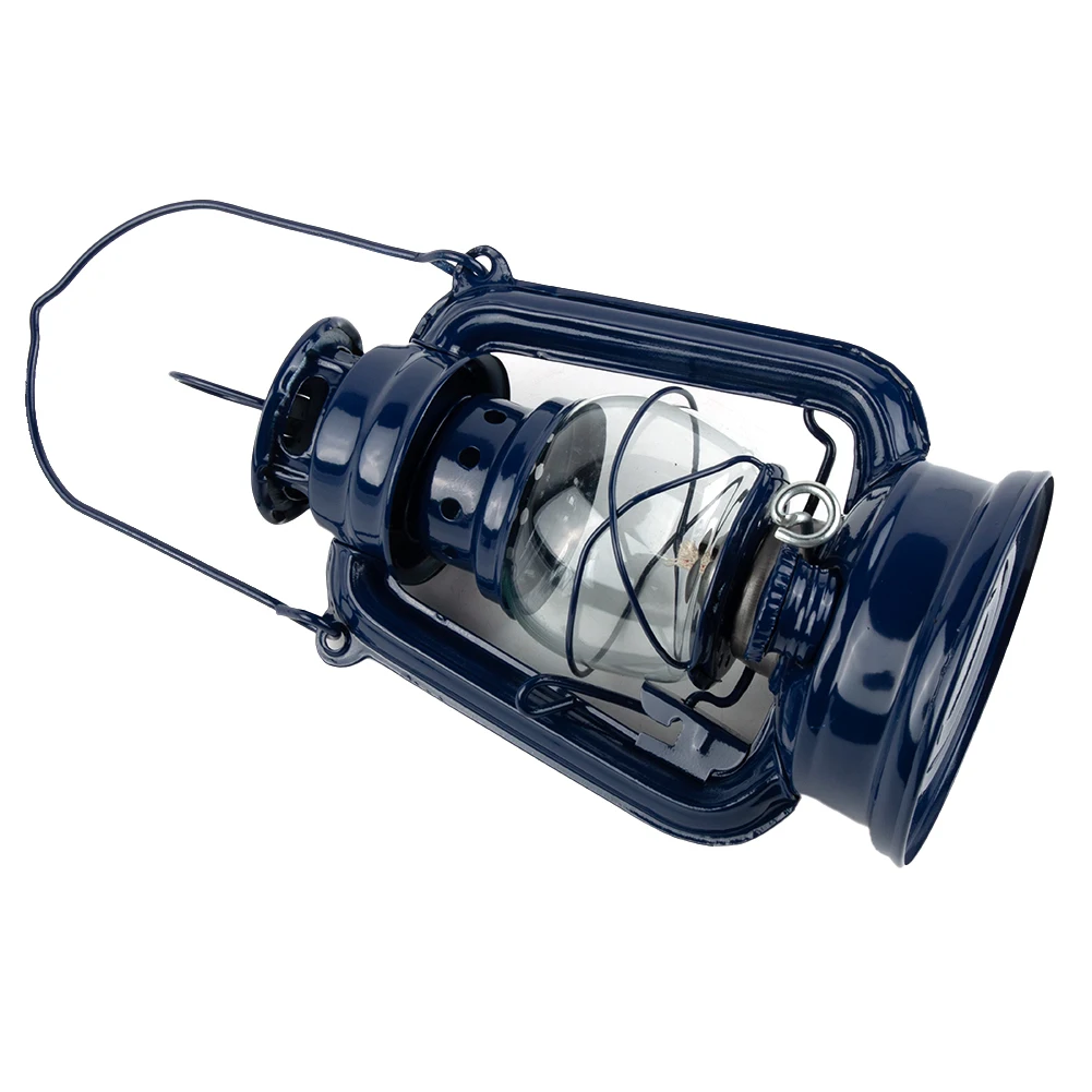 1pc Retro Style Petroleum Storm Lantern Metal Outdoor Portable Camping Lantern Lamp Kerosene Lamp Tent Light Atmosphere Light