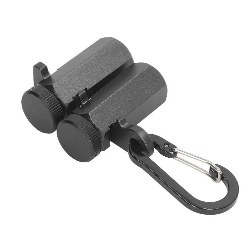 Aluminum Alloy Stair Gauges Non Slip Black Framing Square Attachments Carabiner Included With Holder Stair Gauge Knobs