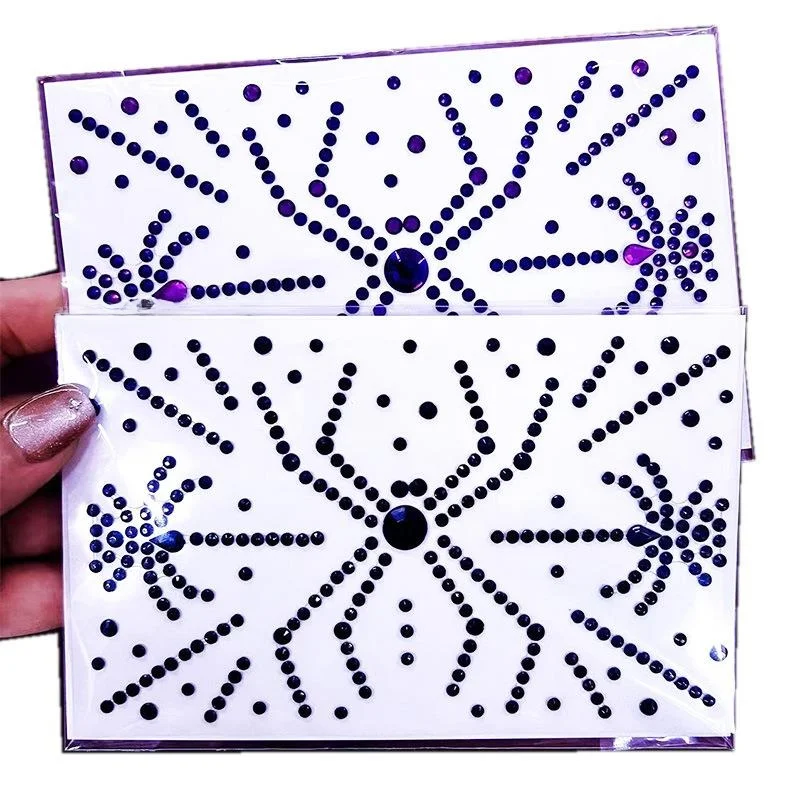 Kostium na Halloween: Zakonnica, Diabeł, Wiedźma, Pająk, Naklejki na twarz, Akcesoria do cosplayu, Modne dekoracje na Halloween...