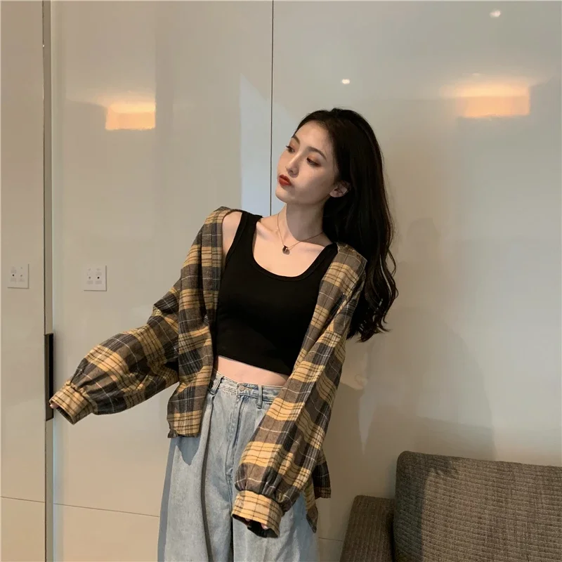 Summer Women's Short Crop Top with Exposed Navel, Bottom, Small Suspender, I-shaped Vest, Fashionable Interior, Sleeveless Top