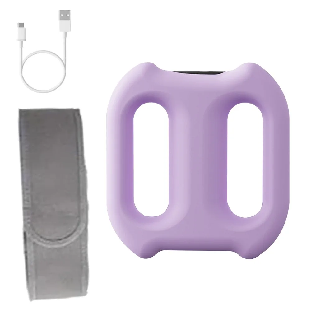 

Hot Compress Electric Fascia Ring USB Charging Muscle Relaxation Waist Massager With Belt Fascia Massager