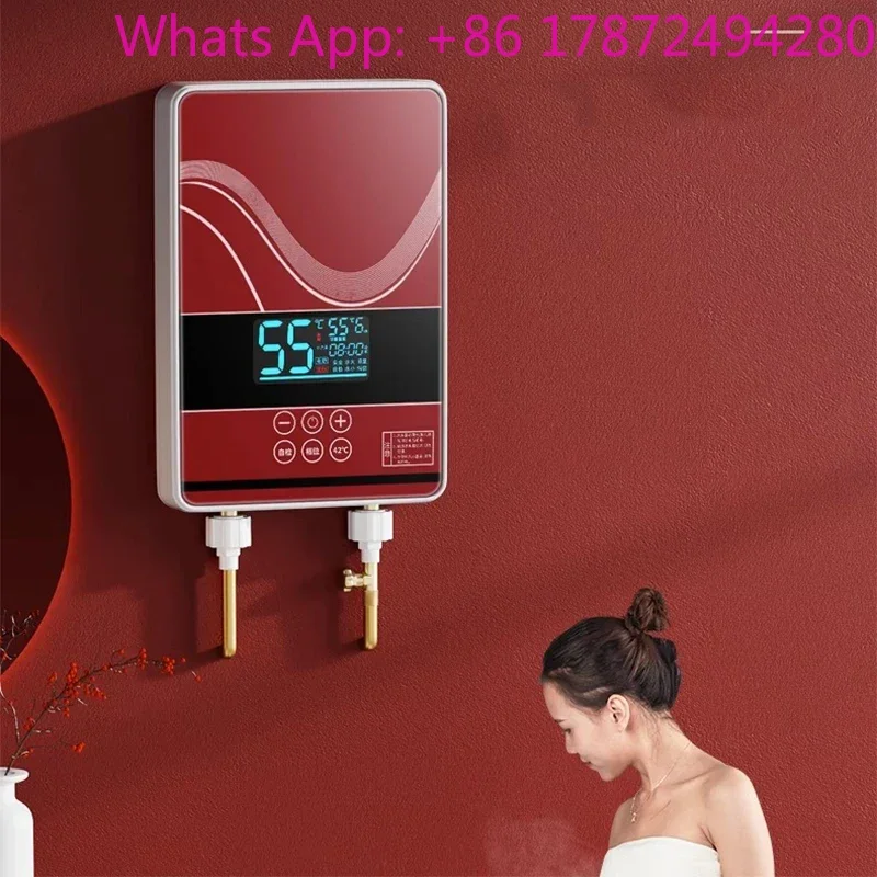 SL-X1-60 Instant Electric Water Heater Household Quick Heat Touch Water Heater Small Bathroom Barber Shop 6000W