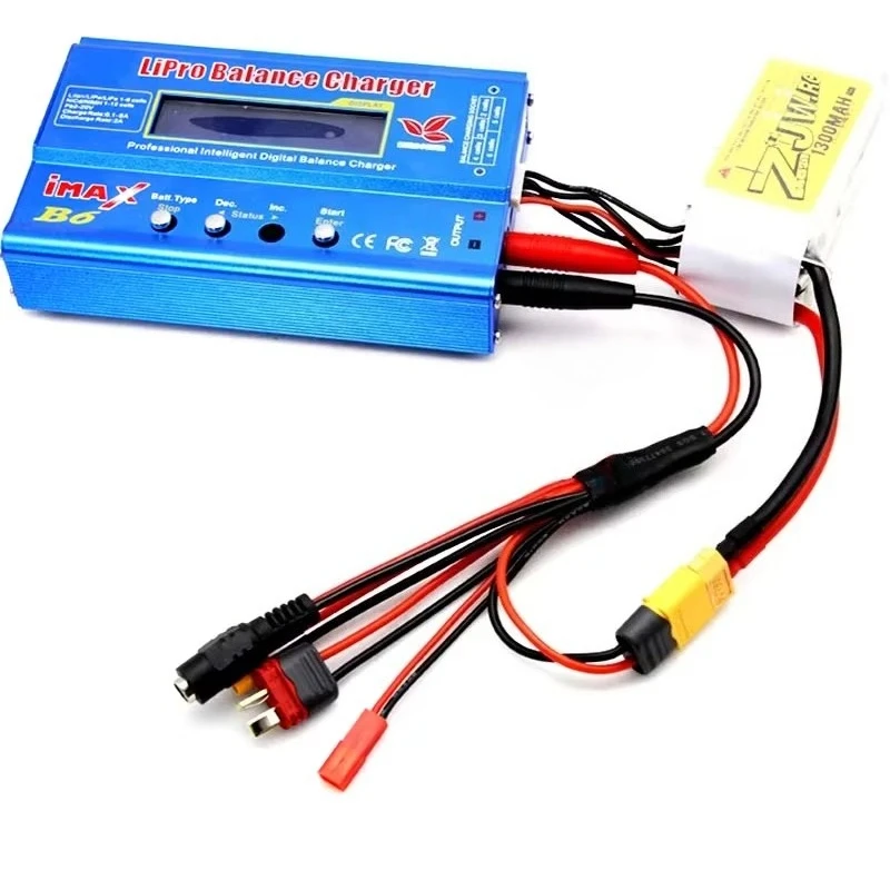 4.0 مللي متر الموز التوصيل إلى XT60 XT30 JST DC5.5 * 2.1 مهايئ شاحن موصل 5 في 1 كابل ل IMAX B6 ISDT شاحن RC FPV سباق الطائرة بدون طيار