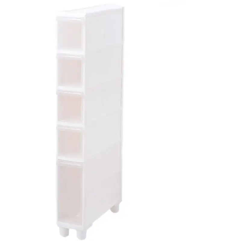 

Toilet gap storage cabinet, drawer type, movable ultra narrow seam storage cabinet, refrigerator edge cabinet, Japanese style