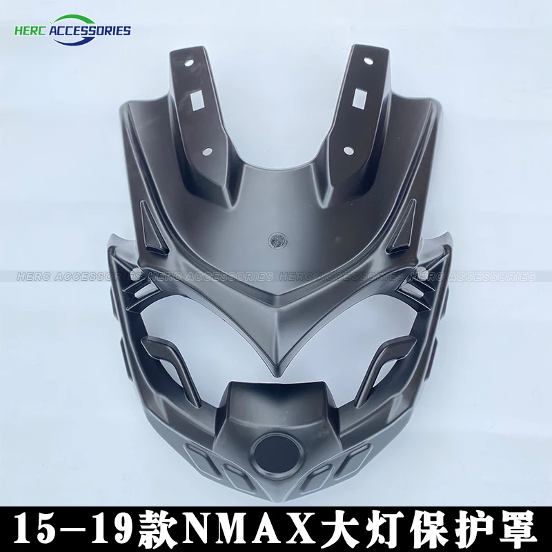 For 15-19 Yamaha NMAX155 Conversion Headlight Cover Front Ghost Face Water Transfer Decorative Cover