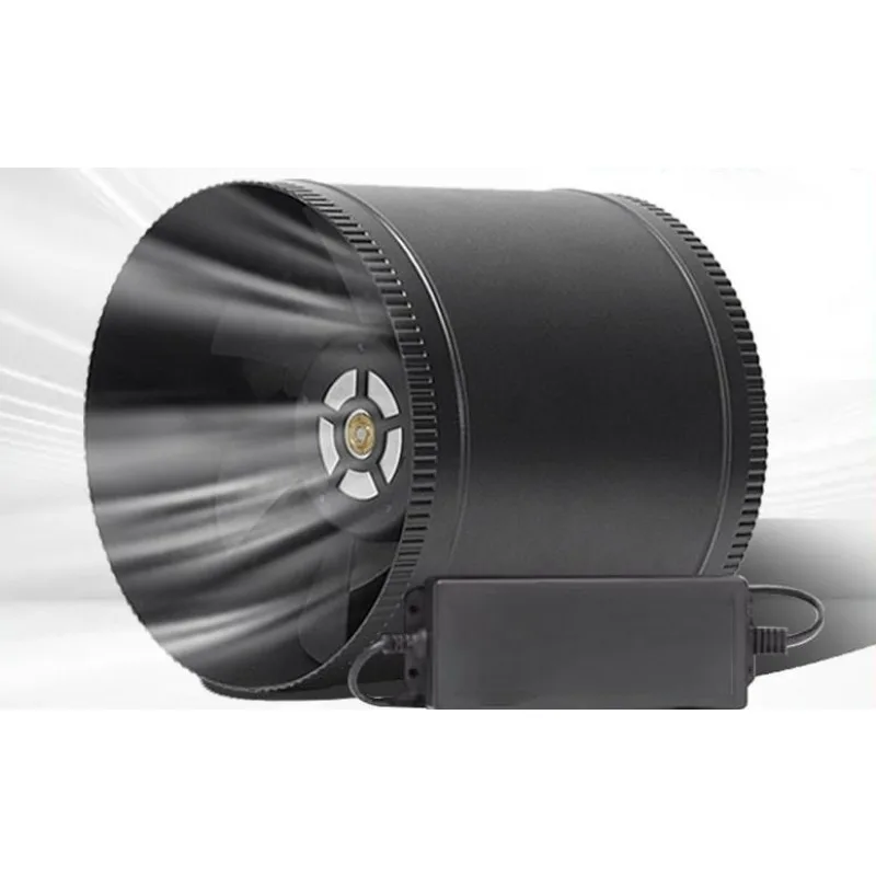 24V brushless exhaust fan, silent frequency conversion exhaust fan, small and powerful ventilation fan 6 inch tube