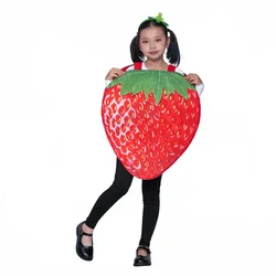 Cosplay Strawberry Costume For Adult And Chilren Cartoon Fruit Party Clothing