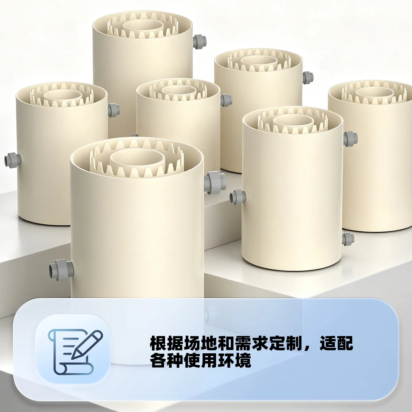 D19 - vertical flow sedimentation tank for aquaculture koi fish pond fish waste separator recirculating water system