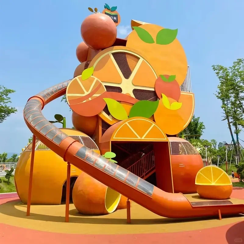 Grote Outdoor Amusement Apparatuur Rvs Spiraal Glijbaan Voor Winkelcentrum Of Park Binnen/Buiten Gebruik