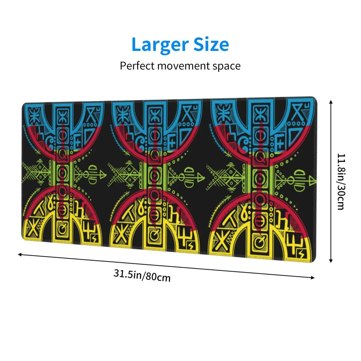 Large Mouse Pad Kabyle Jewelry Amazigh Morocco Gamer PC Laptop Mats Keyboard Carpet Computer Gaming Office Accessories Desk Mat