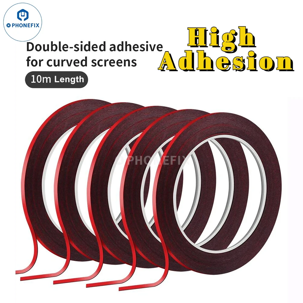 10M Mobile Double Sided Adhesive Tape for Phone Repair Tablet Sponge Side Adhesive LCD Screen Back Cover Sealing Stick Tool Set