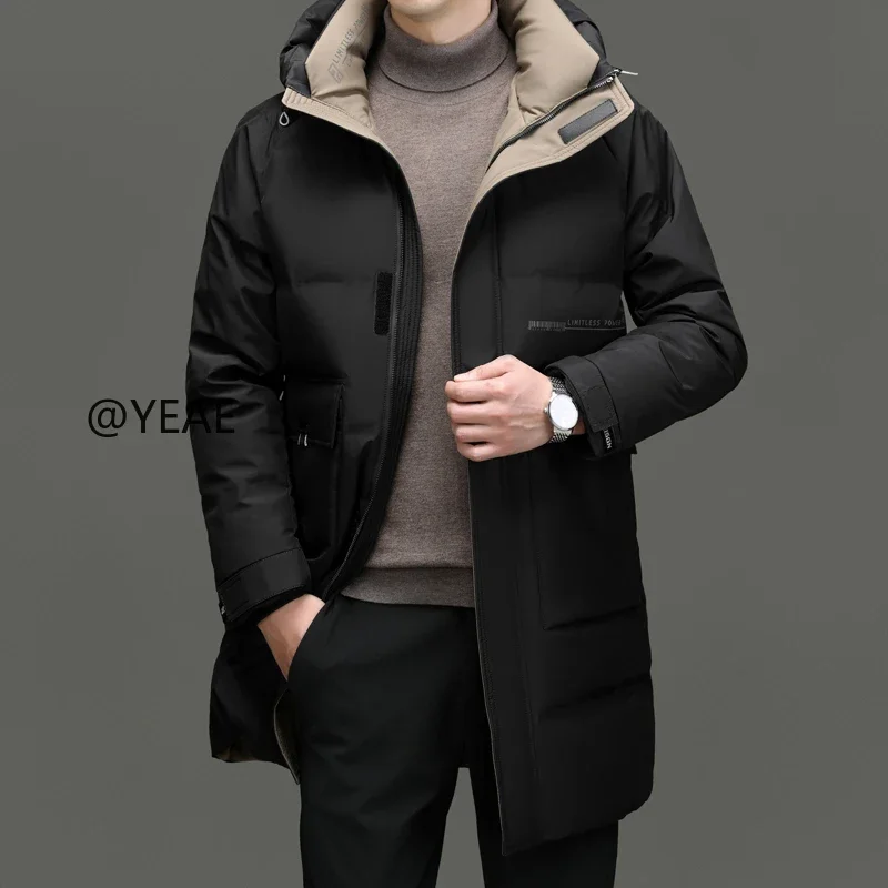 Hooded Jackets Long Padded Men Designer Clothes Men Men's Luxury Down Jacket Men's Padded Jacket Male Cold Coat for Winter