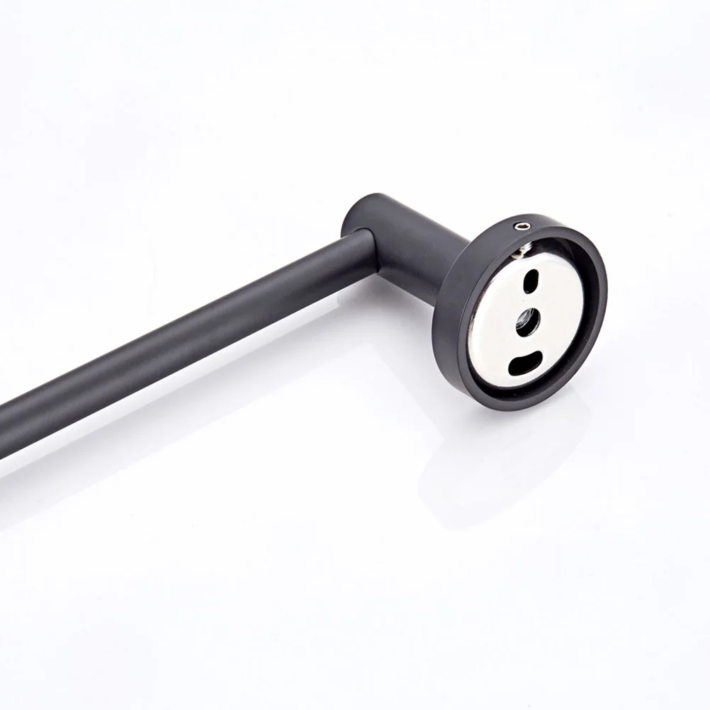 

50Cm Copper Towel Bar Wall Mounted Single Rod Round Base Anti Oxidation Bathroom Kitchen Hanging Rack Copper Towel Bar