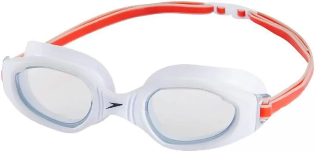 

Comfort Swim Goggles Anti-Fog Polycarbonate Lenses Flat Strap Unibody