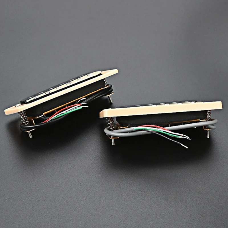 Guitar Humbuckers Pickups Two-Color Faced Double Coil Humbucker Bridge Pickups For Electric Guitar