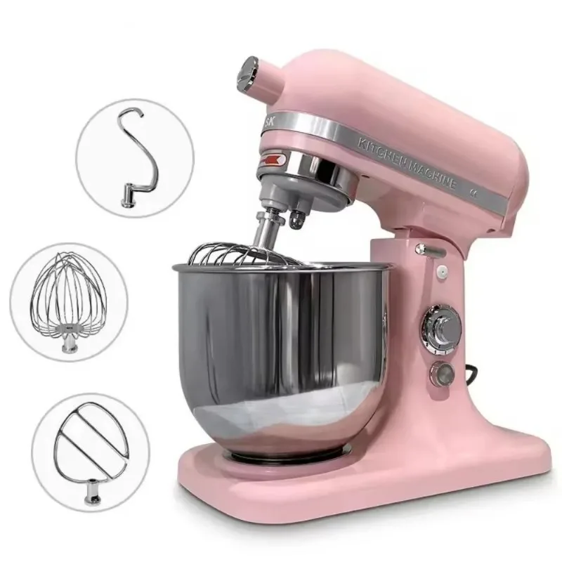 

7L Stainless Steel Mixing Bowl Dough Mixer - Home Kitchen & Commercial Baking Food Mixer, Bakery Supplier Efficient
