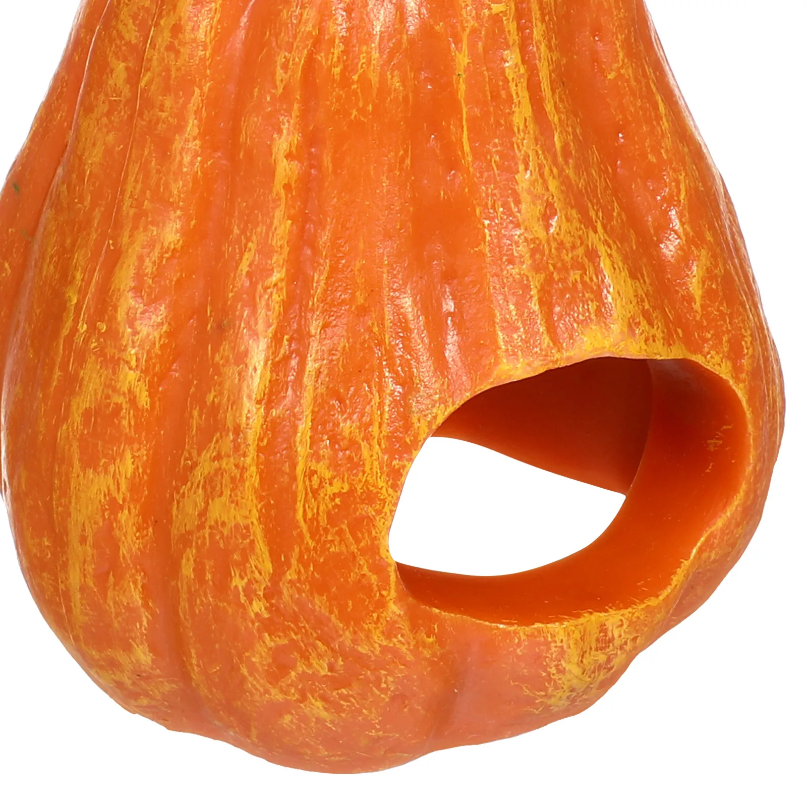 

Aquarium Habitat Resin Pumpkin Design Fish Tank Rest Natural Simulation Decor for Shrimp and Fish Hiding Spot