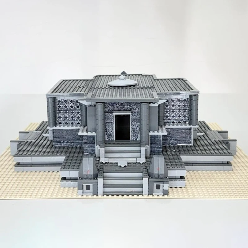 936 Uds. MOC Chennakeshava templo arquitectura bloques de construcción capacidad práctica adolescente adulto coleccionista juguete para regalo de Navidad