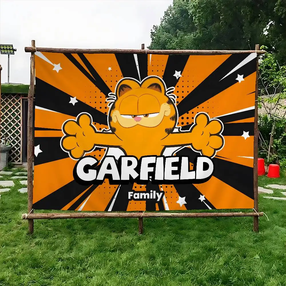 G-Garfield Lazy-Sarcastic Anime Chart Flag for Living Room Home Dorm Decor Art Home Decor Banner