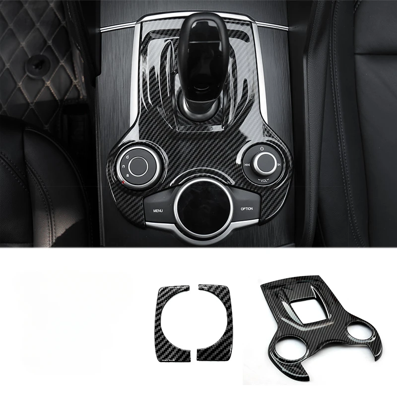 

Центральная консоль для Alfa Romeo giulia Stelvio, панель шестеренок, декоративная рамка, модификация интерьера автомобиля