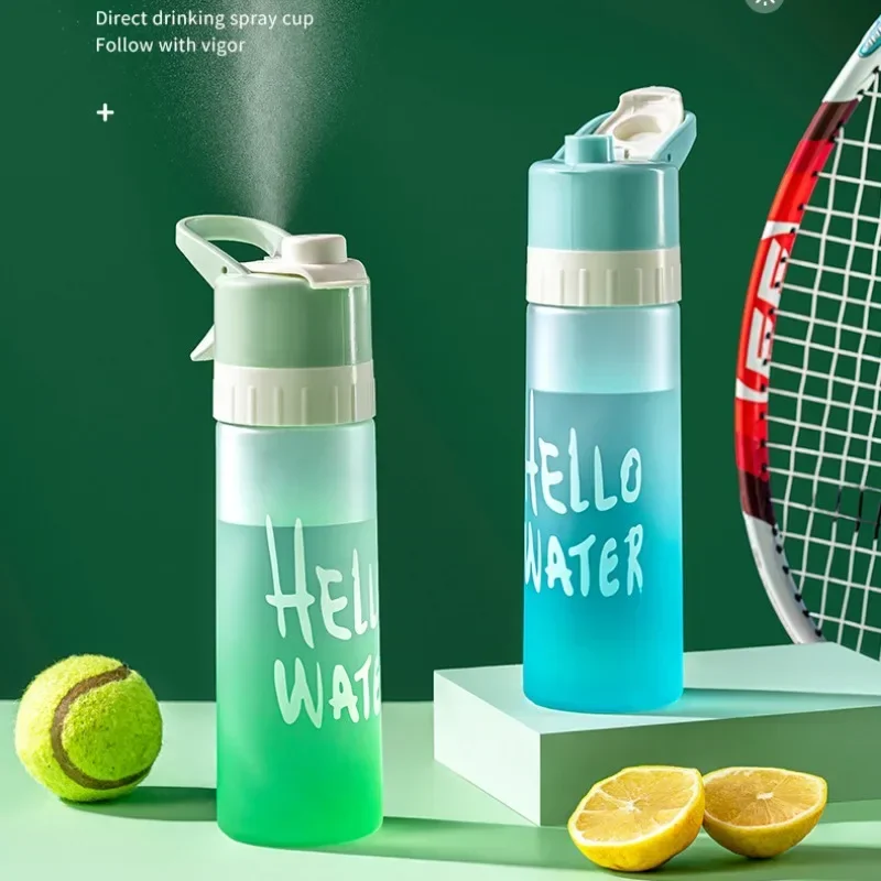650 ml Spray Wasser Flasche Outdoor Sport Fitness Wasser Tasse Große Kapazität Spray Flasche BPA FREI Drink Reise Flaschen