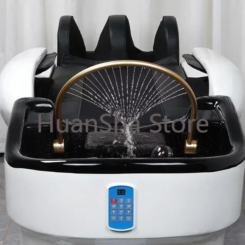 Head Spa Massage Hair Salon Chair Japanese Beauty Shampoo Chair Professional Washing Machine Silla Peluqueria Furniture LJ50SC