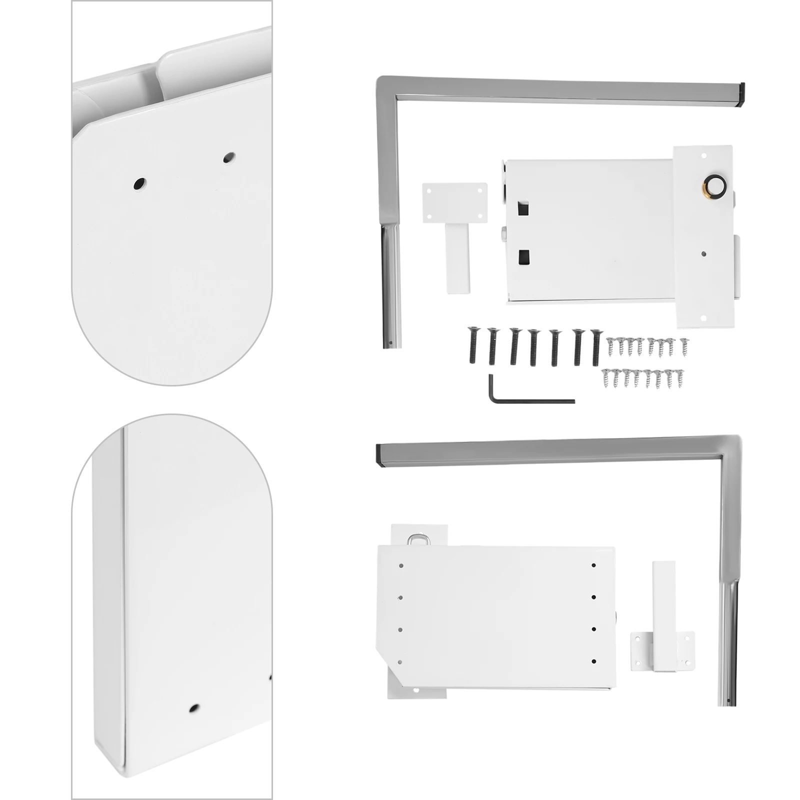 Murphy Wall Bed Spring Mechanism Hardware white Kit Horizontal Vertical Twin Bed Bed Hinge Kit