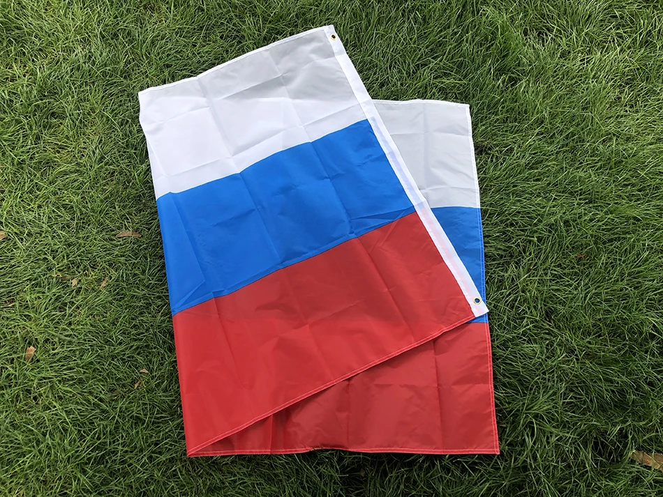 SKY VLAG gratis verzending 90x150cm Mooi hangend Polyester Rusland's President Vlag Russische Vlag Polyester de Rusland Nationale Banner