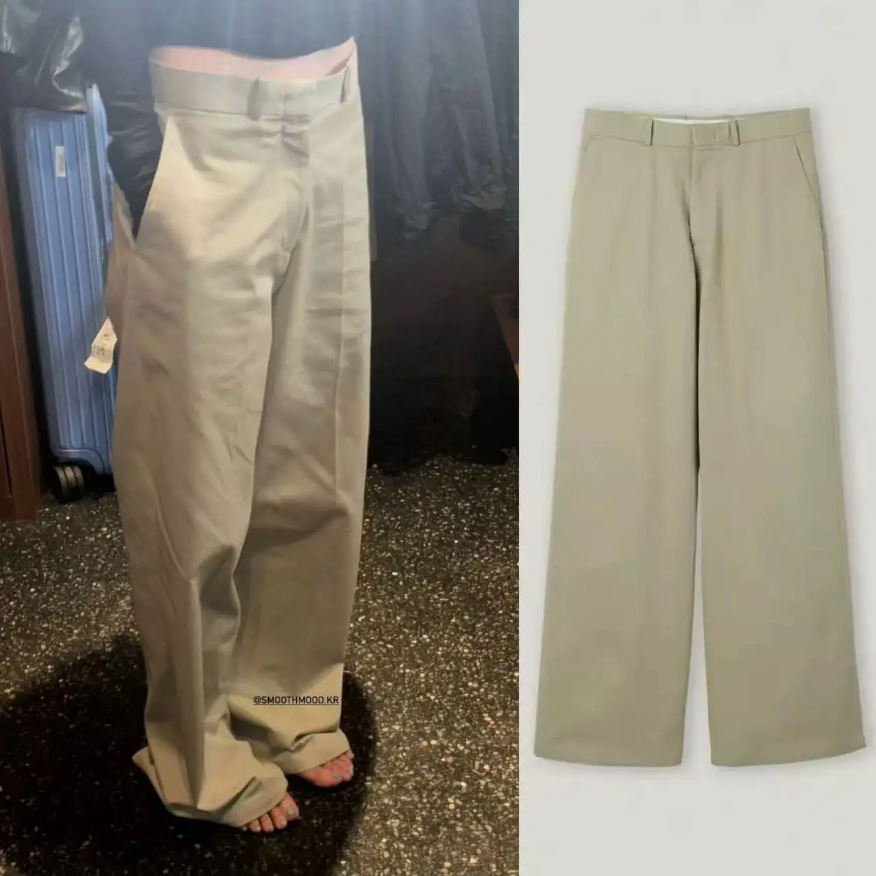 Coupe ample pur coton jambe droite pantalons décontractés pour les femmes automne hiver Sle polyvalent confortable coréen taille l