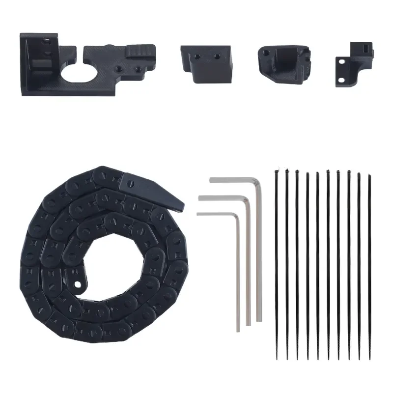 High Temp Drag Chain Kit for 3D Printer Cable Management Compatible with AD 5M and AD 5M Pro Bridge Cable Chain Accessories